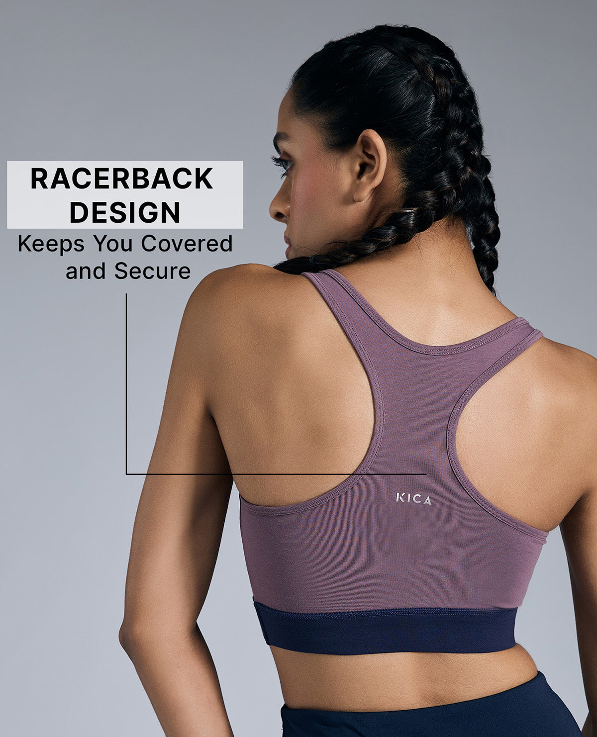 Breathe Easy Cotton Slip-On Sports Bra Tulipwood