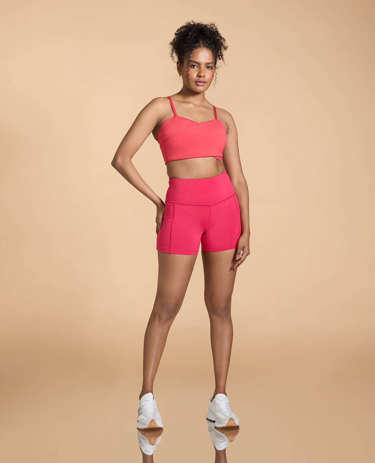 Twist Training Sports Bra and Booty Shorts