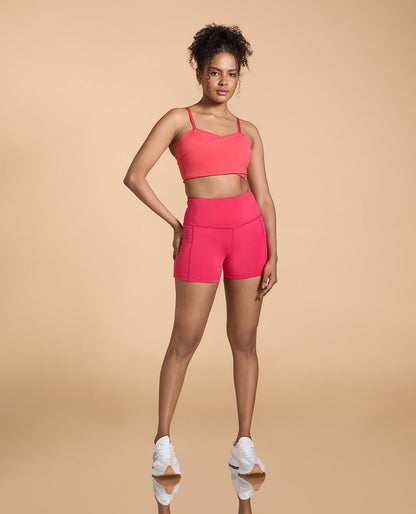 Twist Training Sports Bra and Booty Shorts