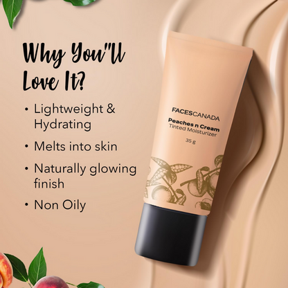 Faces Canada Peaches N Cream Tinted Moisturizer - Beige 02