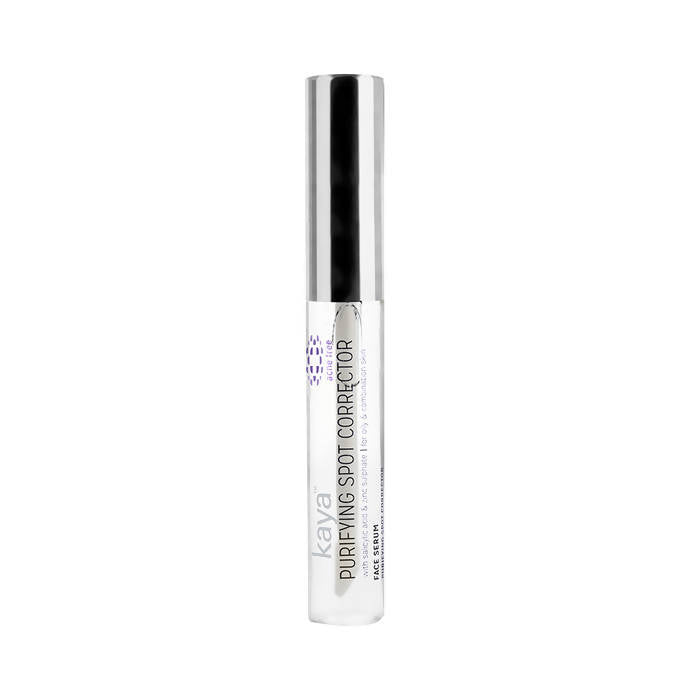 Kava Purifying Spot Corrector serum bottle on a white background