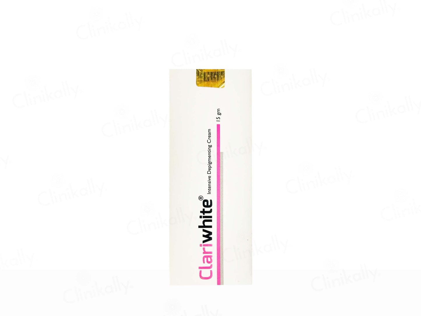 ClariWhite cream tube on a white background