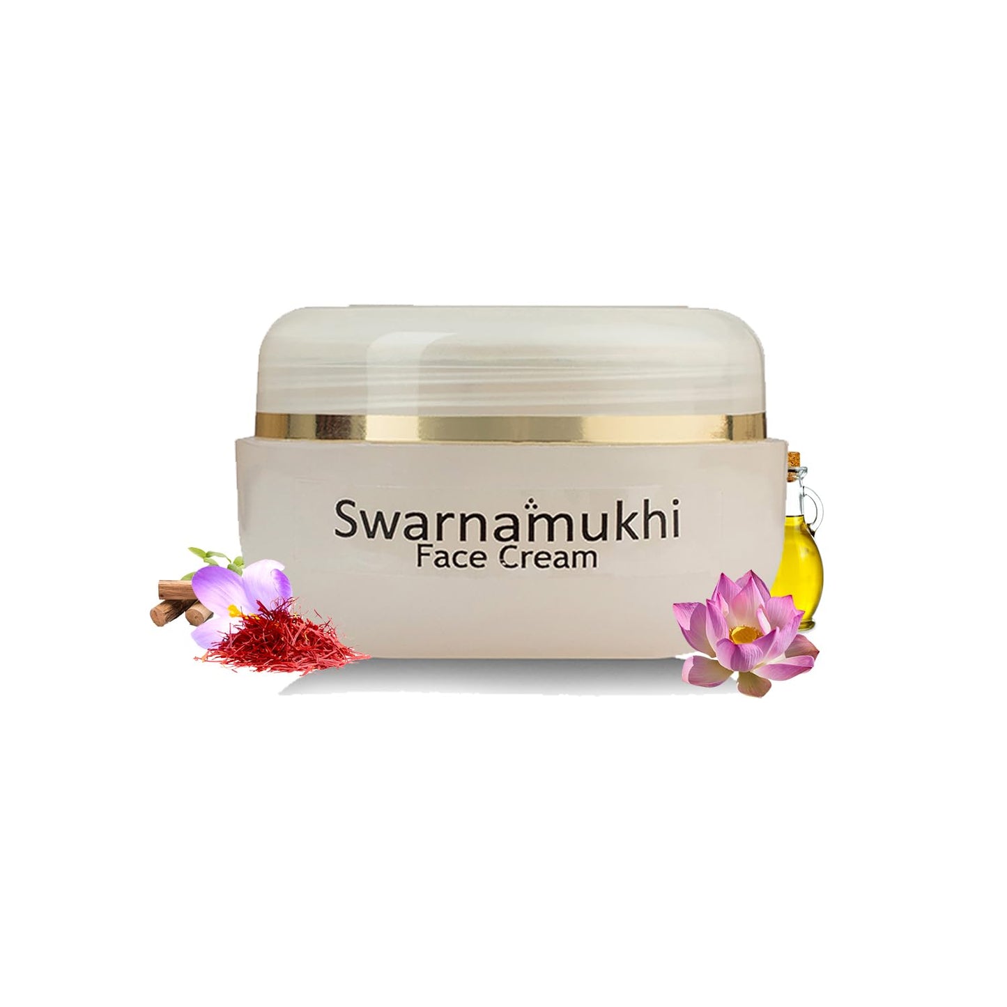 Kerala Ayurveda Swarnamukhi Face Cream| For a Natural Golden Glow |Face Cream for Dry Skin | Non-Greasy Formula| Night Cream for Dry Skin| with Kumkuma, Kamala, Manjishta, Chandana, Kanaka thailam, and Thila thailam |
