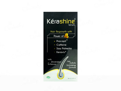 Kérashine hair serum packaging on a white background
