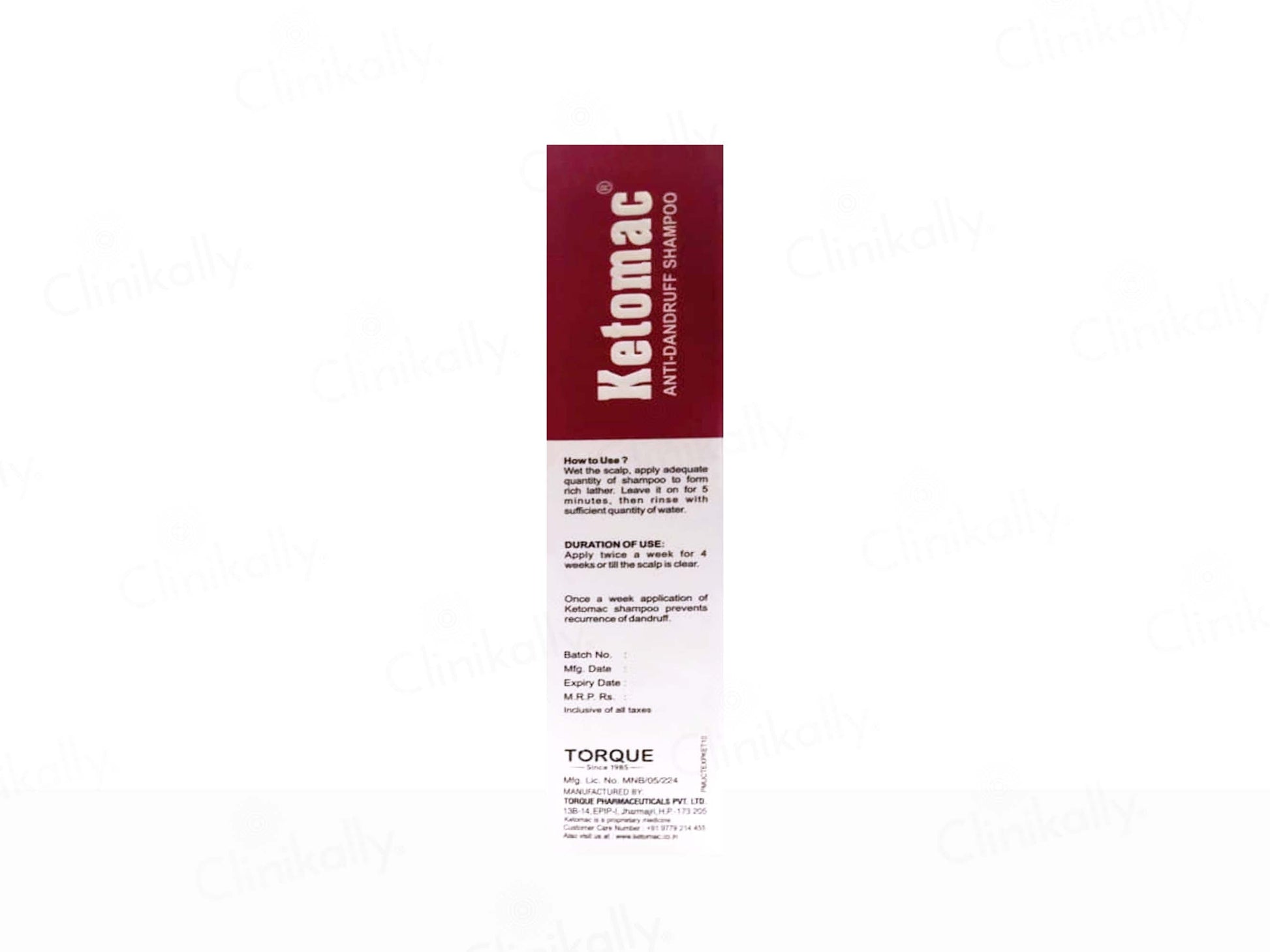 Ketomac Dandruff Treatment Shampoo