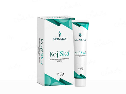 Skinska KojiSka skin brightening cream packaging on a white background