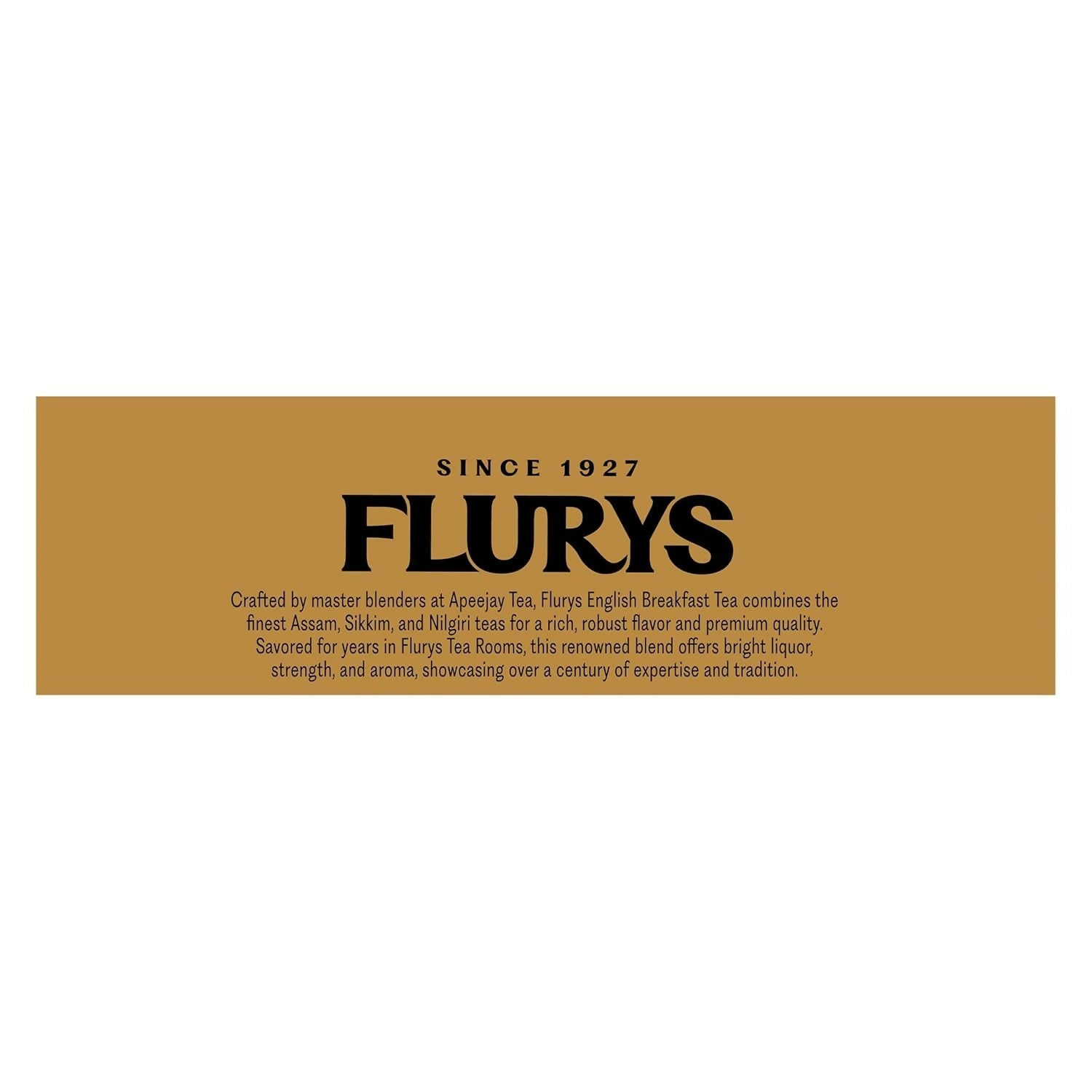 Flurys Distinctive English Breakfast Black Tea Bags