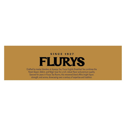Flurys Distinctive English Breakfast Black Tea Bags
