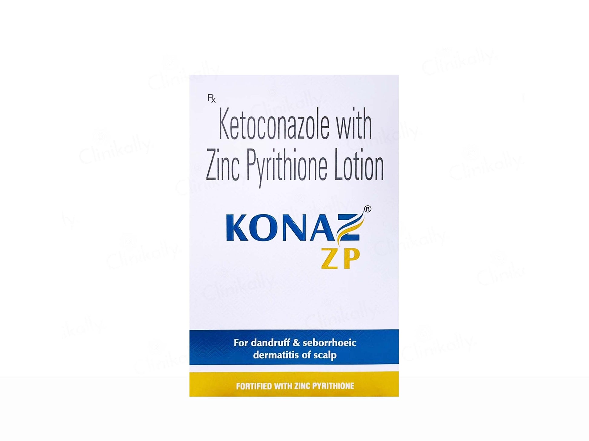 KONAZ ZP lotion packaging on a white background