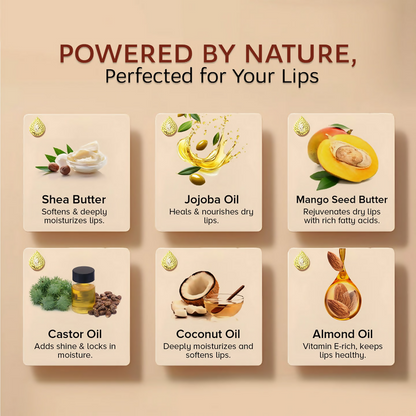 Dunamiss Hazel Glitter Glimmer Lip Balm