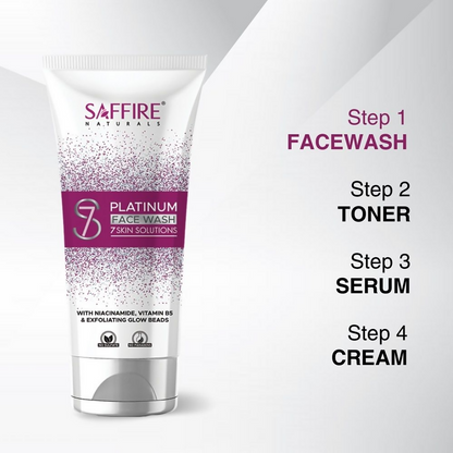 Saffire Naturals S7 Platinum Face Wash