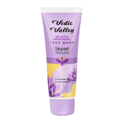 Vedic Valley Face Wash Bio Brightening With Kumkumadi Oil & Yogurt Protein
