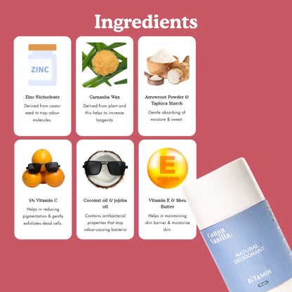Bitamin Natural Deodorant Sea Salt Teens, Wild Root Roll On Mom & Daughter Pack