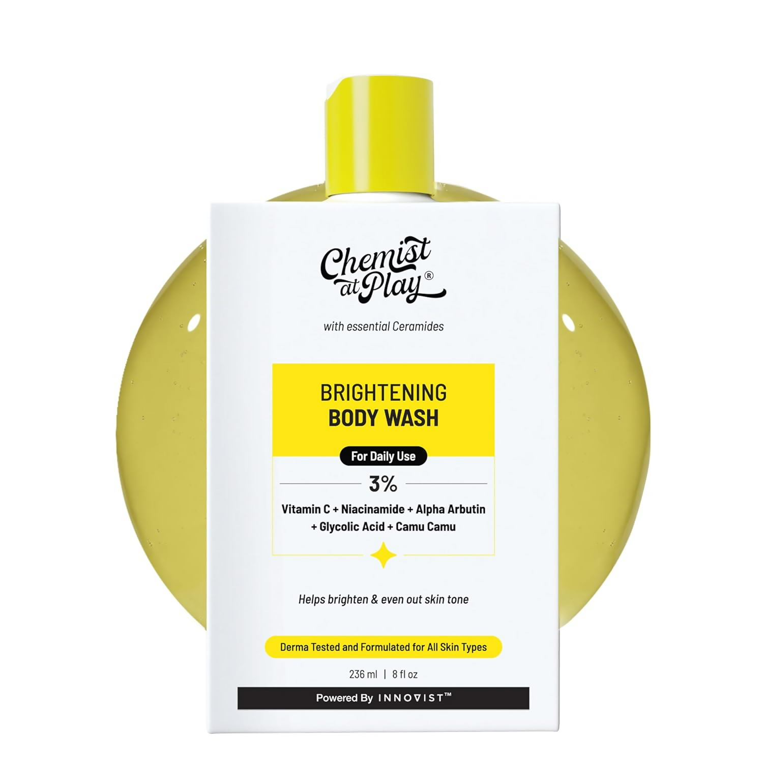 Chemist at Play Brightening Roll On And Body Wash For Glowing Skin Combo Kit