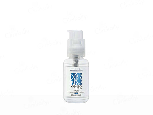 L'Oreal Paris hair care serum bottle on a white background
