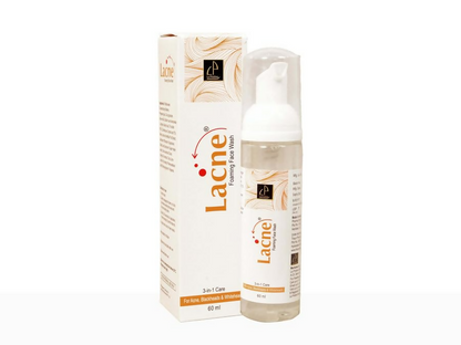 Lacne bottle and box on a white background