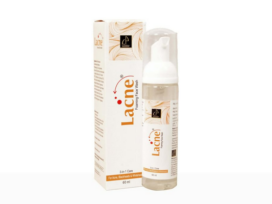 Lacne bottle and box on a white background