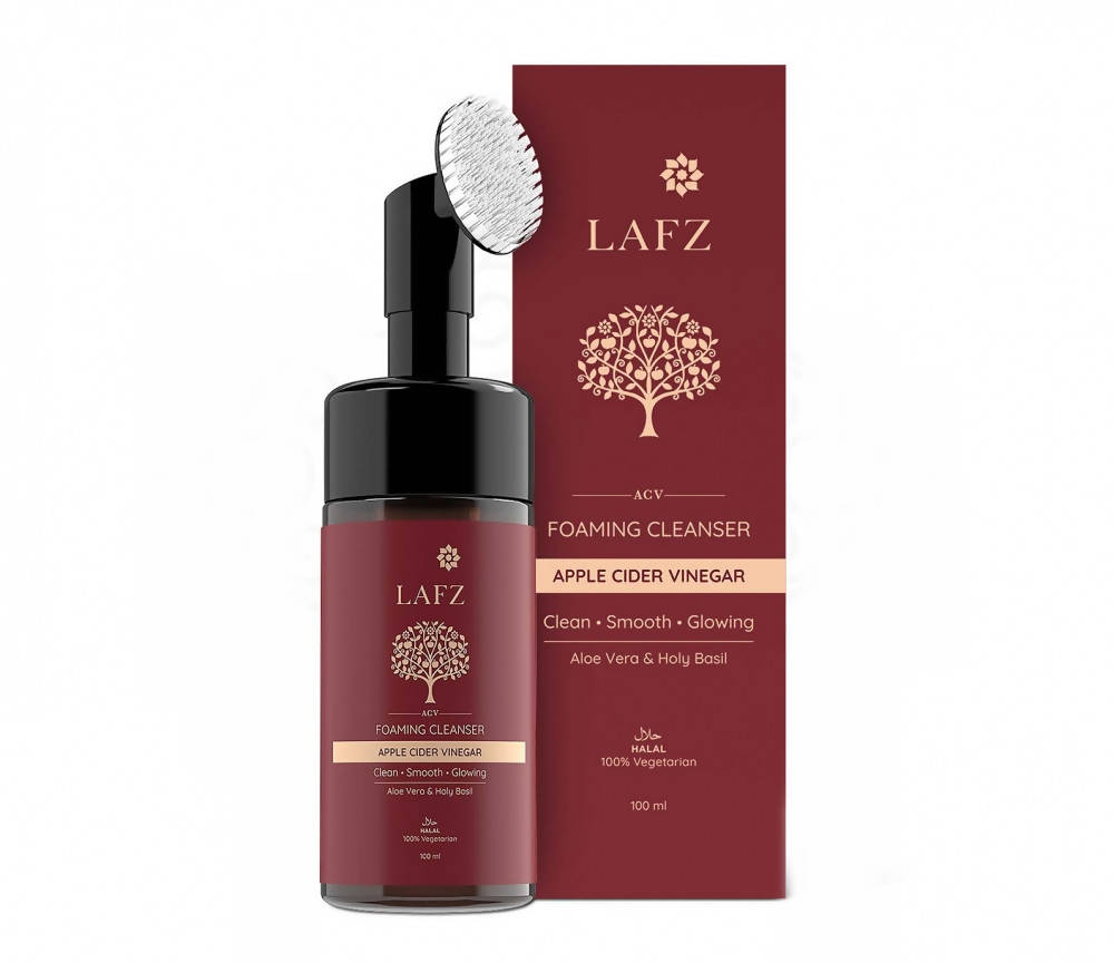 LAFZ ACV Foaming Cleanser with packaging on a white background