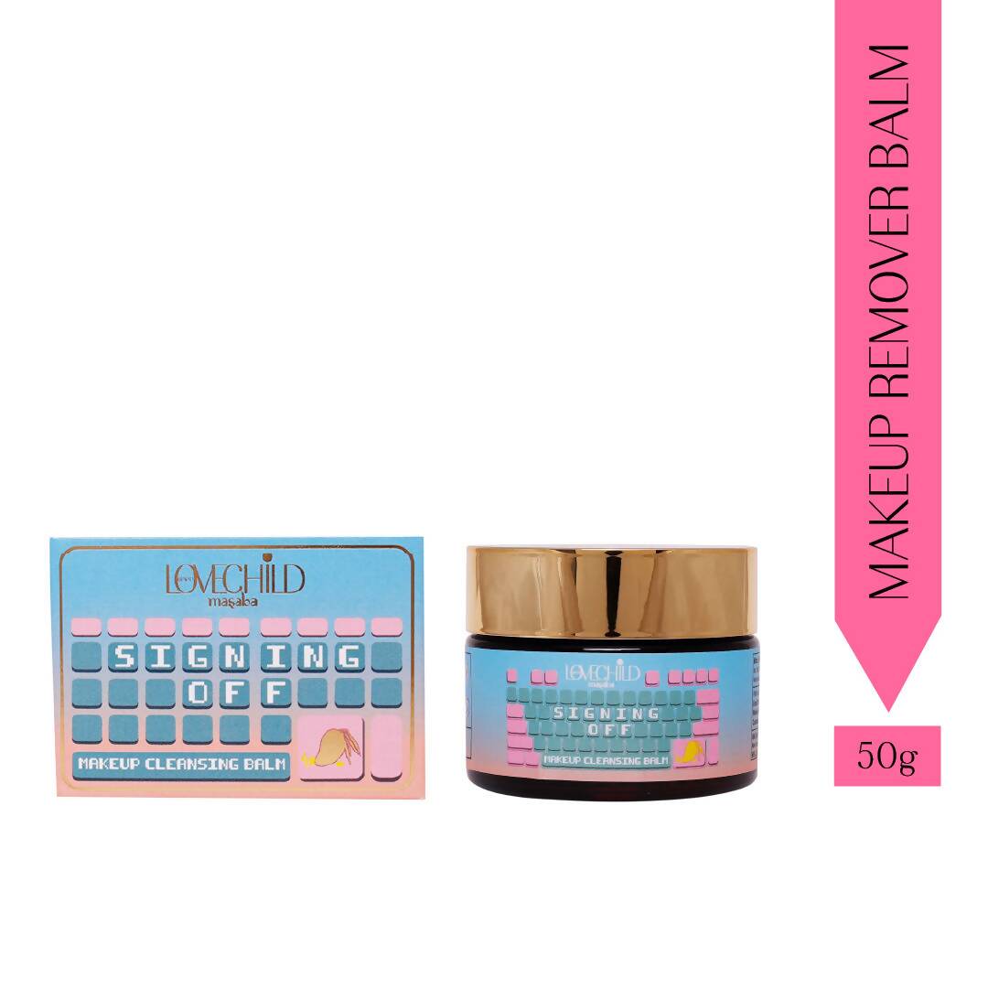 Makeup remover balm with packaging on a white background