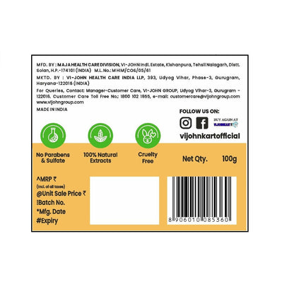 VI-JOHN Prakritik Yogurt & Honey Face Pack Restoresgmlow, Made With 100% Natural Bio Actives