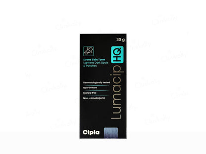 Lumacip HQ packaging with Cipla logo on a white background