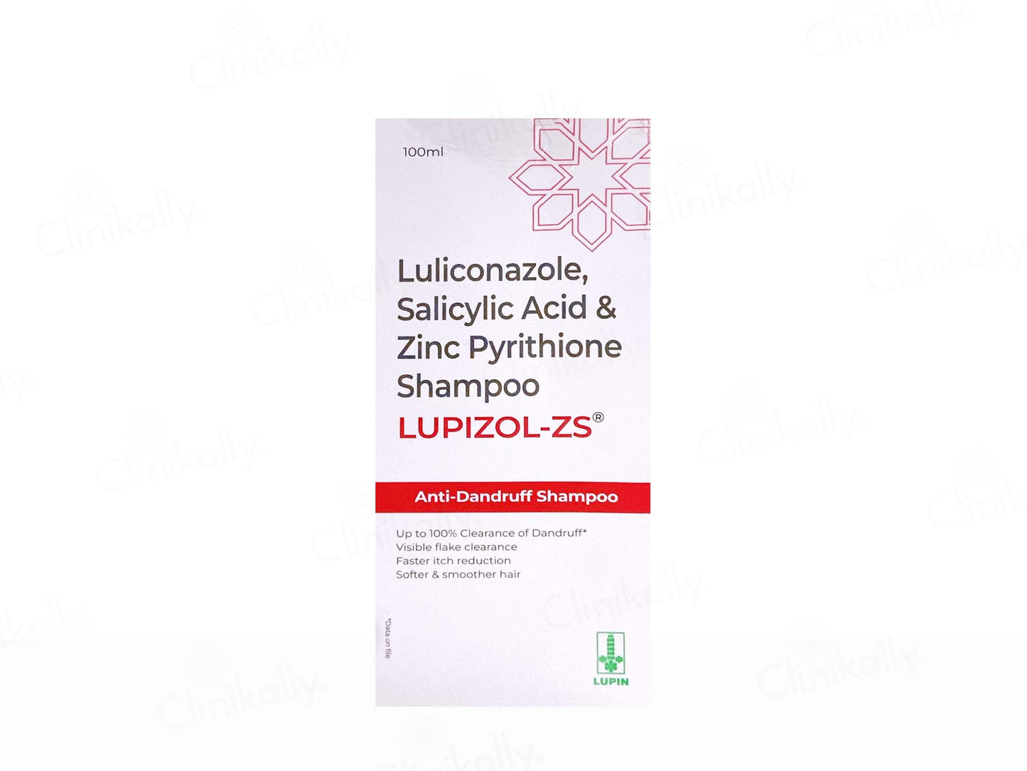 Lupizol-ZS shampoo packaging on a white background