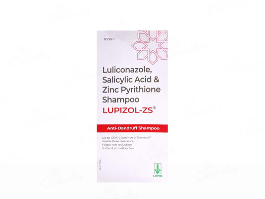 Lupizol-ZS shampoo packaging on a white background