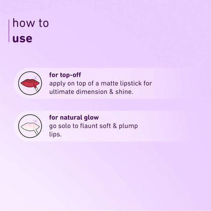 Plum Keep It Glossy Serum Lip Gloss 03 Glimmer Rose