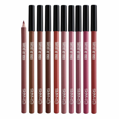 MARS Cosmetics Matte Lip Liner Pack of 10 - Set B
