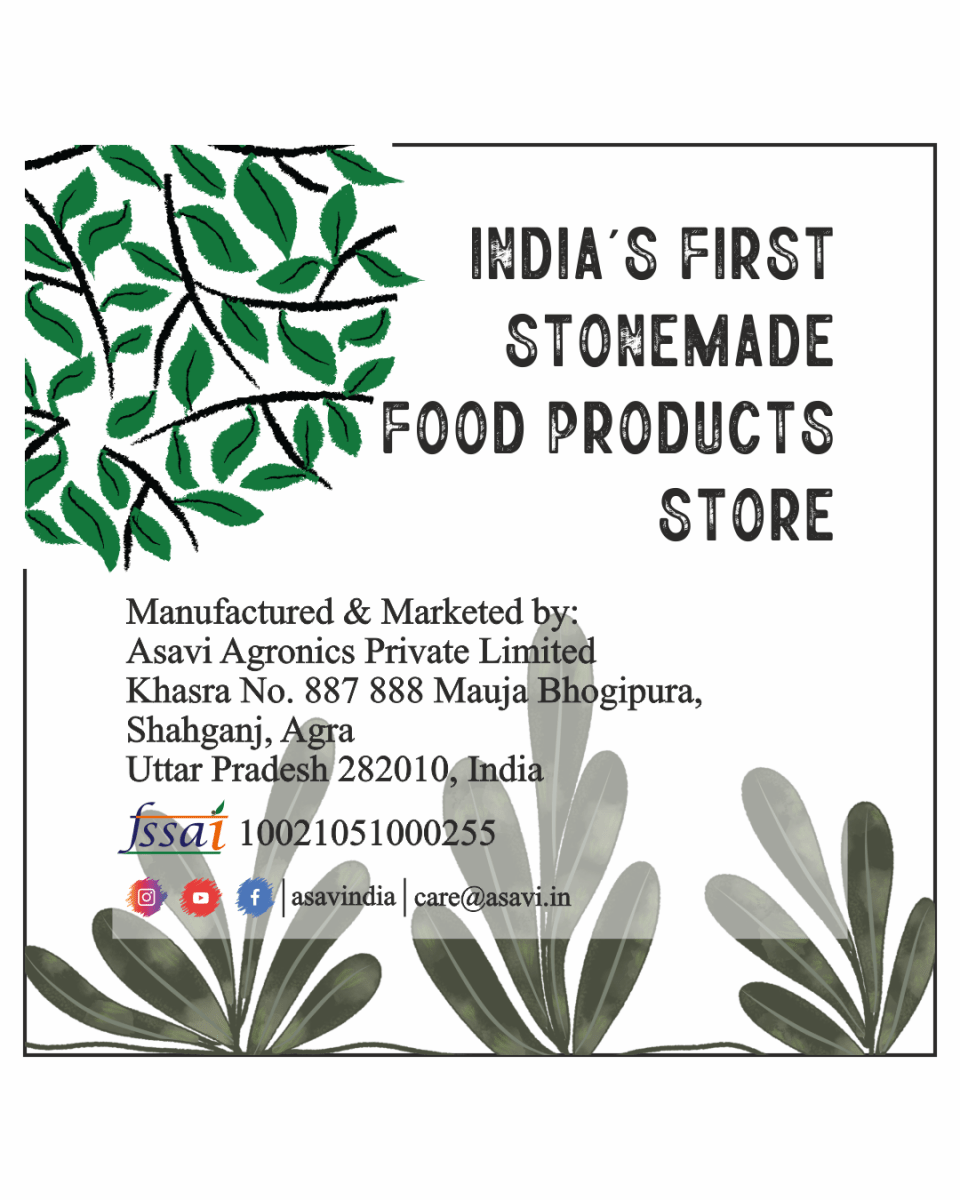 Asavi Stonemade Lakadong Turmeric Powder