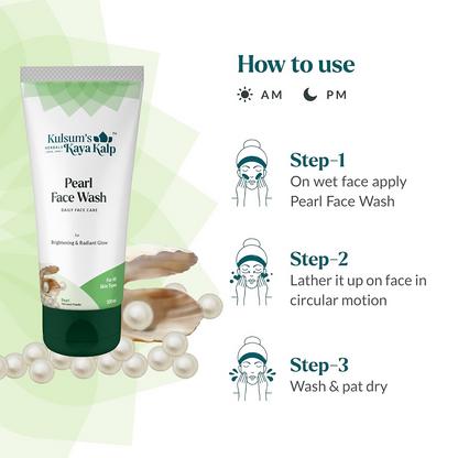 Kulsum's Kaya Kalp Pearl Face Wash