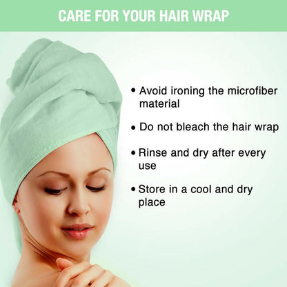 Nykaa Naturals Microfiber Hair Wrap for Frizz Free & Shiny Hair - pink