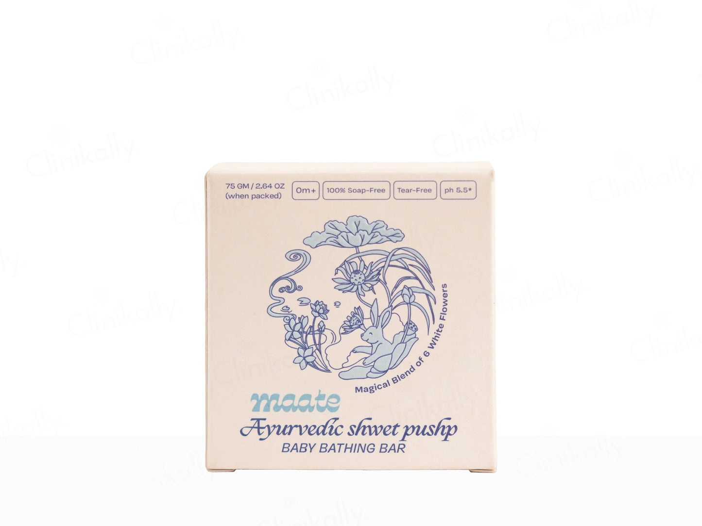 Maate Ayurvedic Shwet Pushp Baby Bathing Bar