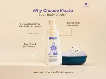 Maate Beetroot and Manjistha Baby Body Wash For Radiant & Healthy Skin