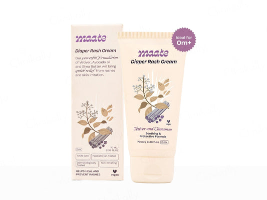 Maate Diaper Rash Cream packaging on a white background