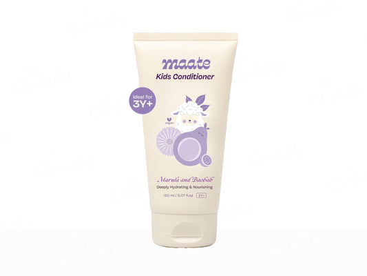 Tube of maate Kids Conditioner on a white background