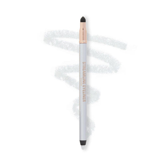 Makeup Revolution Streamline Waterline Eyeliner Pencil-Ultra Creamy Smudge Proof Smokey Looks - Silver