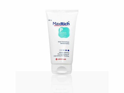 MaxRich skincare product on a white background