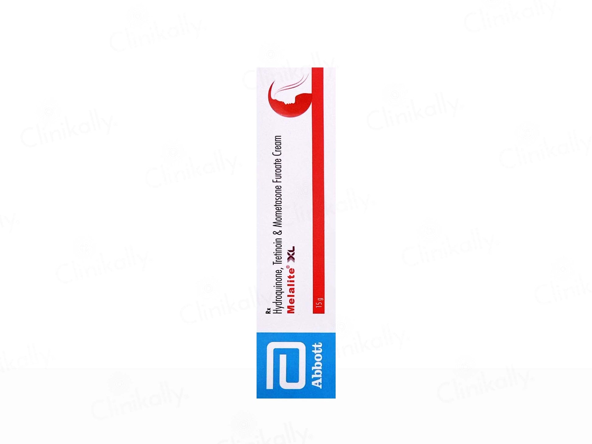Cream tube with Abbott logo on a white background