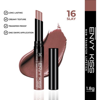 Miss Claire Envy Kiss Non Transfer Lipstick - 16 Slay