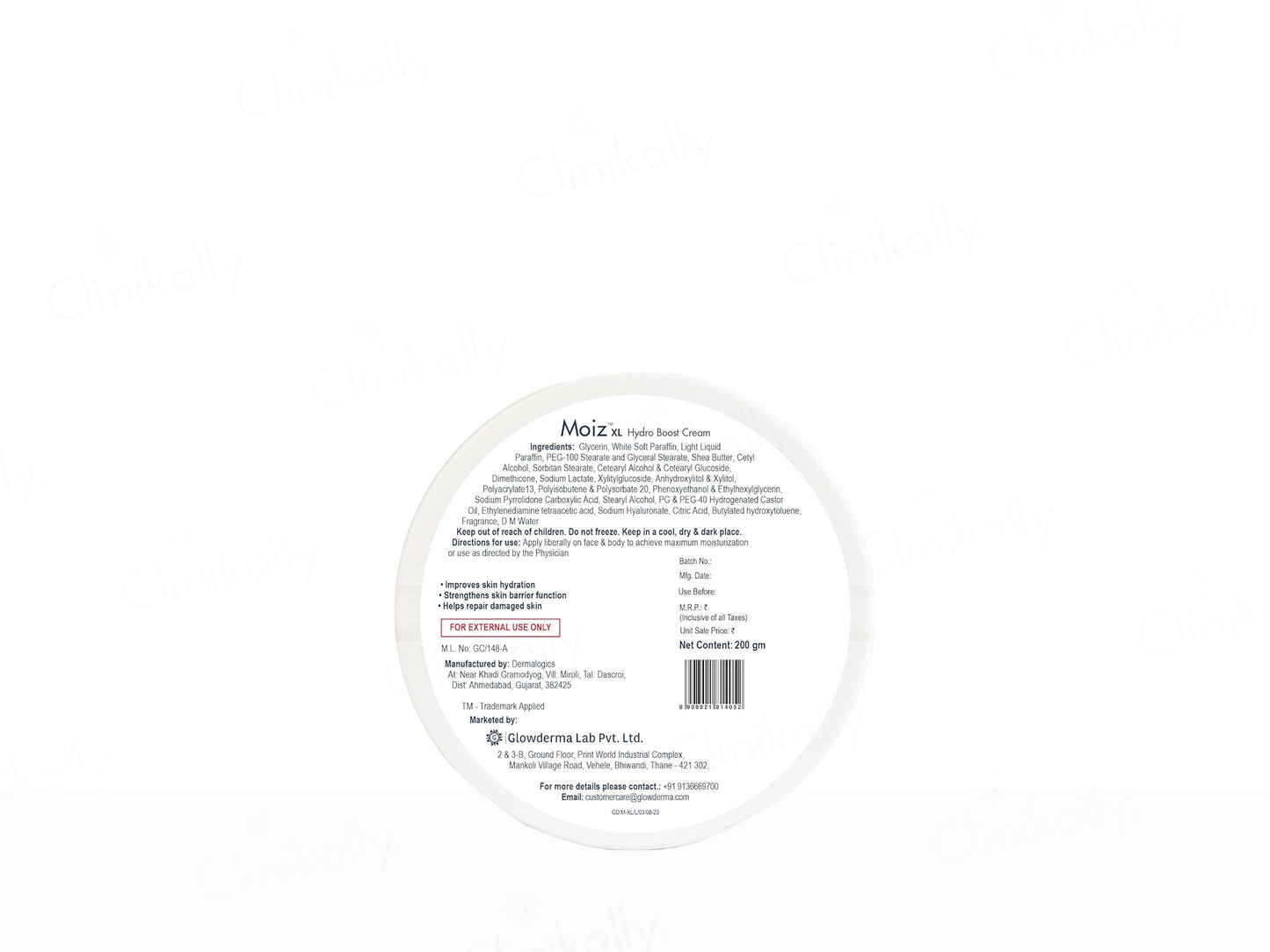 Moiz XL Hydro Boost Cream