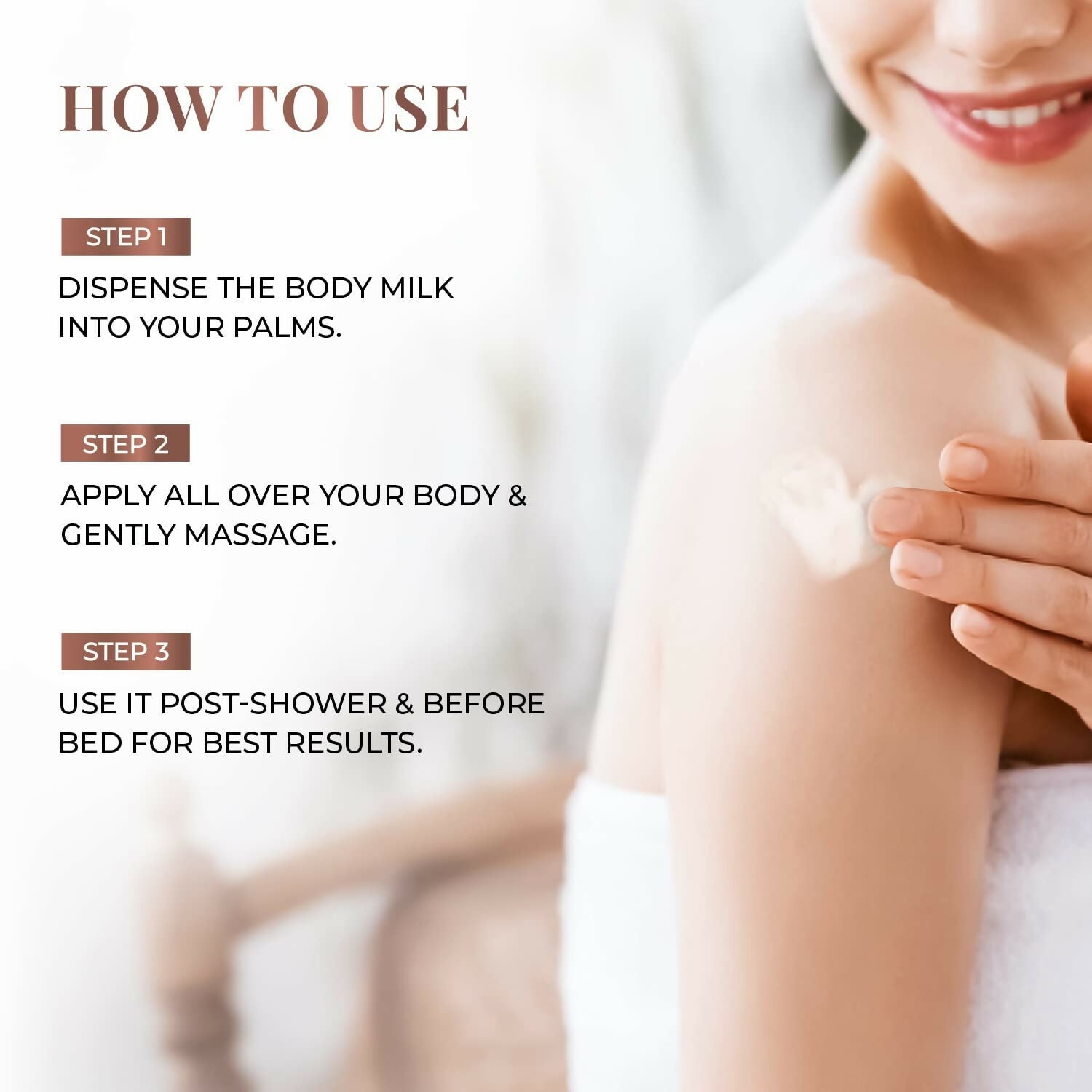 Just Herbs Saffron + Malai Nourishing Body Milk Lotion