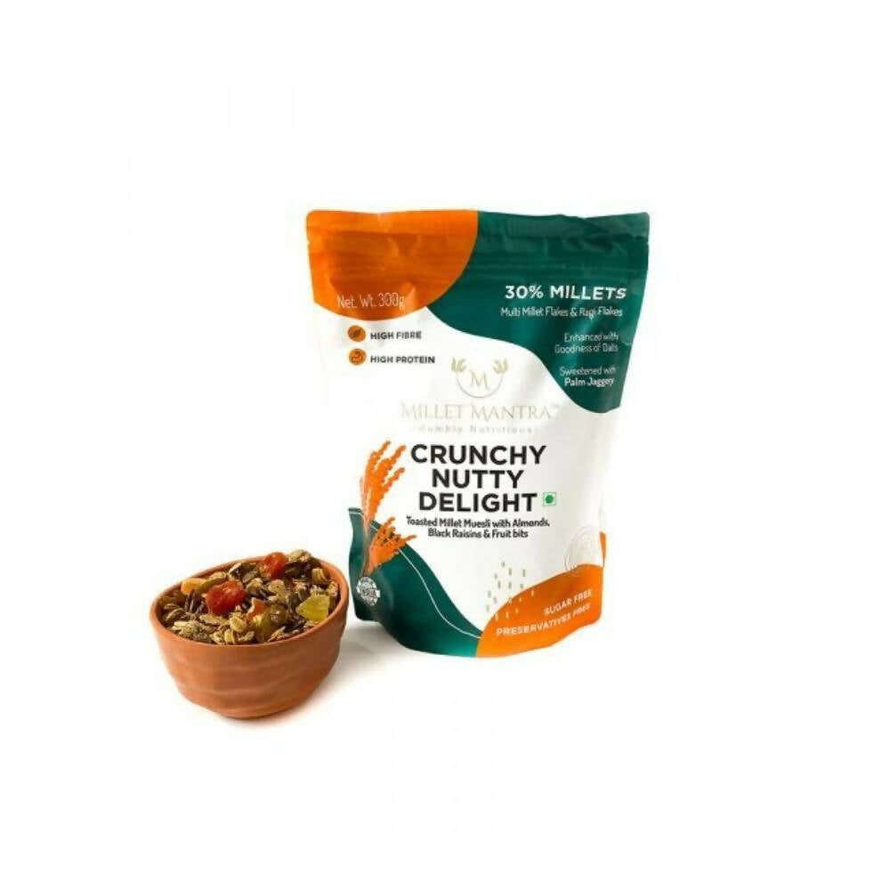 Packaged snack with a bowl of snacks on a white background