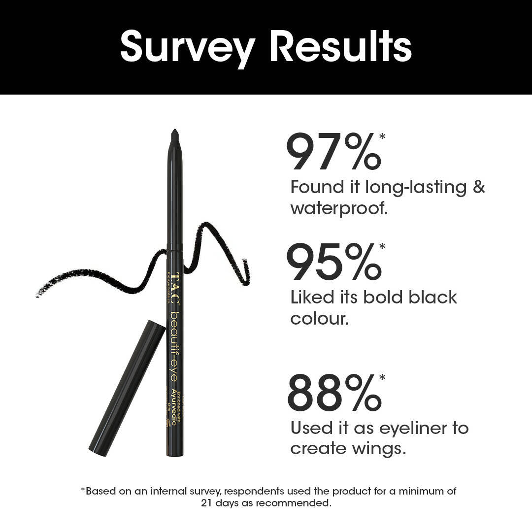 TAC - The Ayurveda Co. Beautif-eye Ayurvedic Black Kajal
