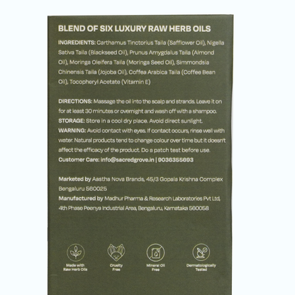 Sacred Grove Coffee Bean & Blackseed Nourishing Hair Oil