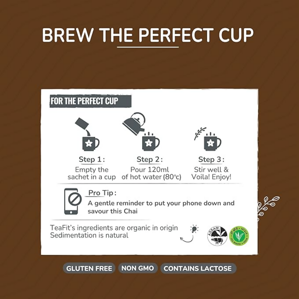 TeaFit Instant Jaggery Masala Tea Premix