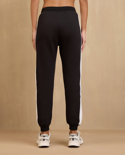 NYKD By Nykaa Cozy Fleece Joggers -NYLE501-Jet Black