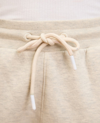 NYKD By Nykaa Cozy Fleece Joggers -NYLE501-Oatmeal Melange