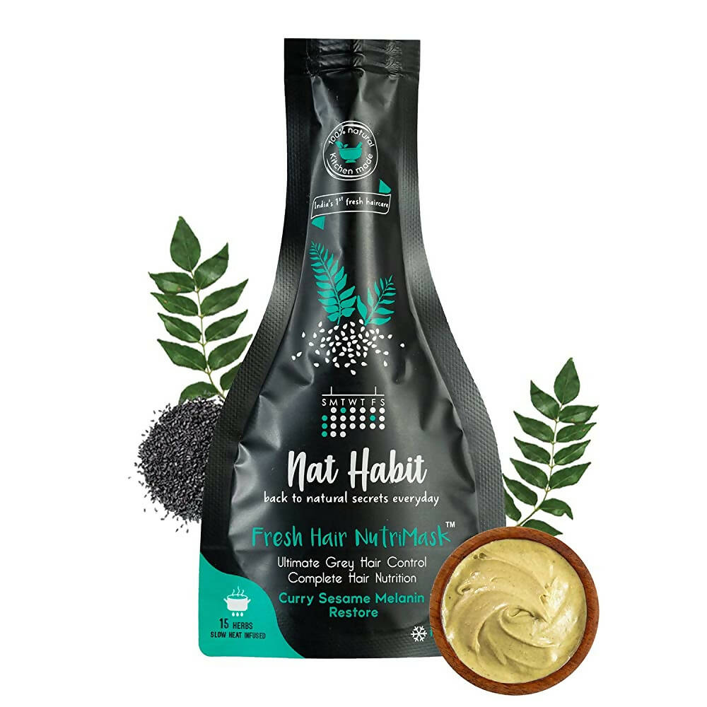 Nat Habit Curry Sesame Fresh Hair Mask (Nutri Mask)