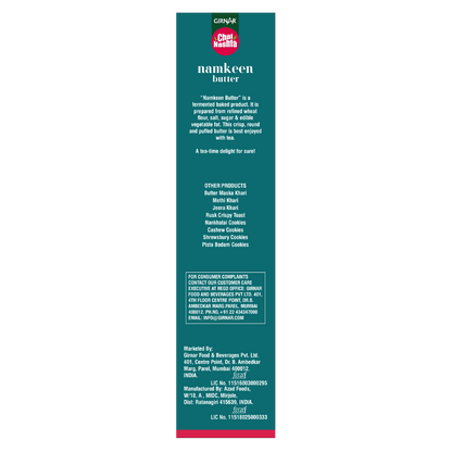 Girnar Chai Nashta - Namkeen Butter